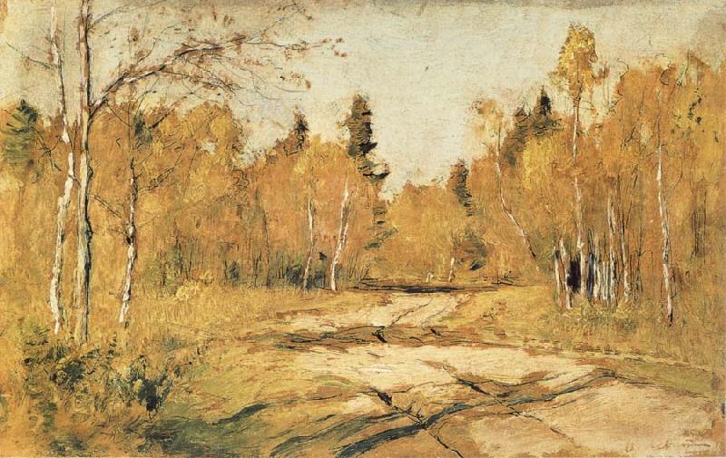 Levitan, Isaak The Sunshine of Autumn Sweden oil painting art
